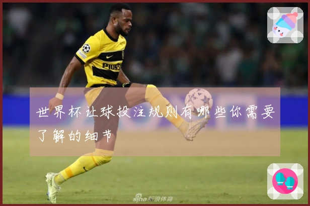 世界杯让球投注规则有哪些你需要了解的细节